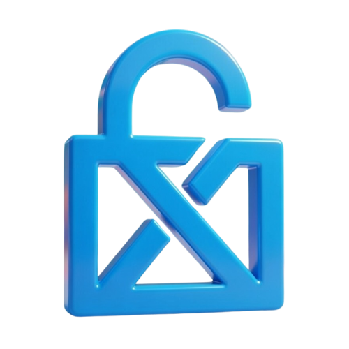 Lockera secure privacy-first personal locker app logo with lock icon